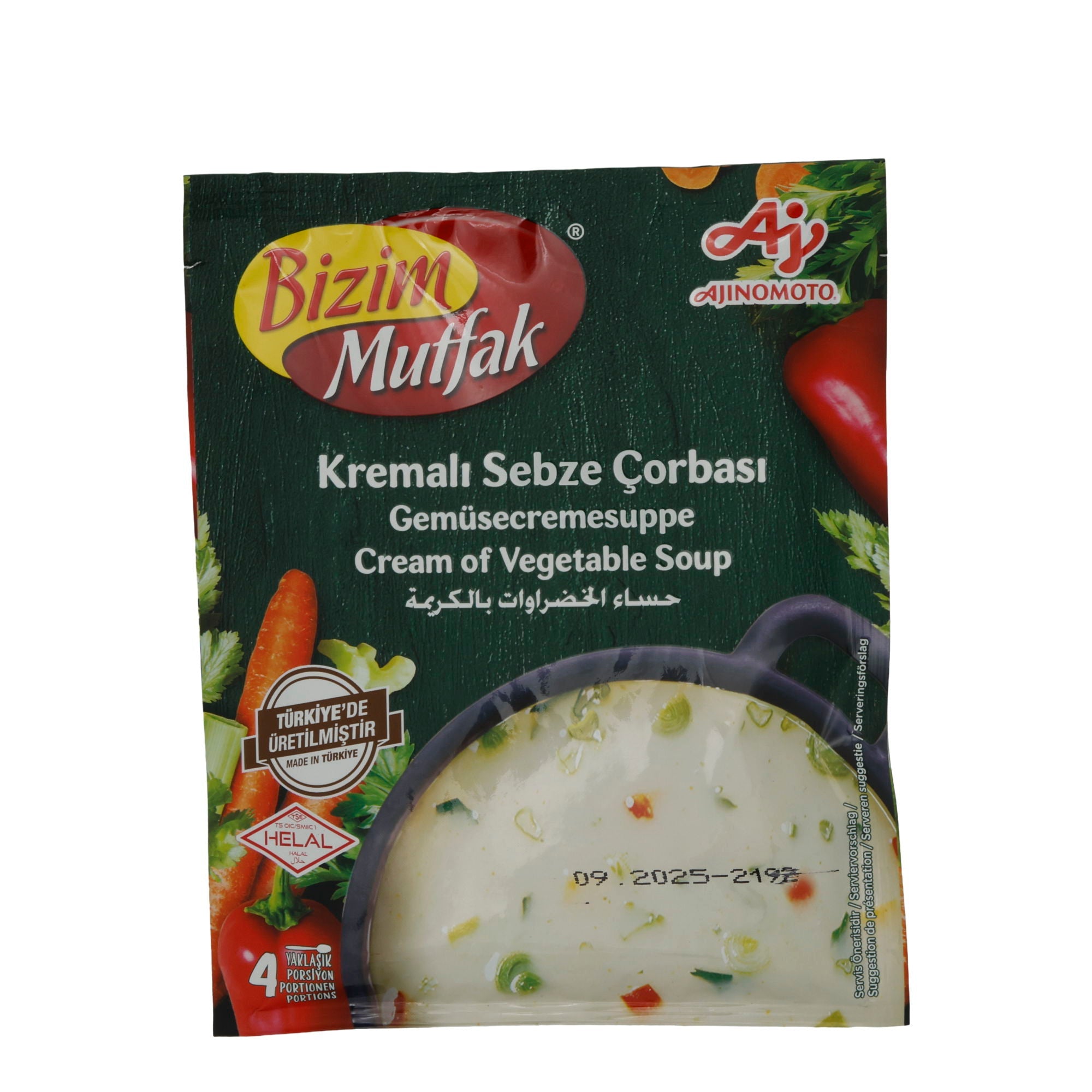 Gemüsesuppe Bizim Mutfak | Kremalı Sebze Çorbası | Cremig, mit Gewürzen | 65 g BIZIM MUTFAK